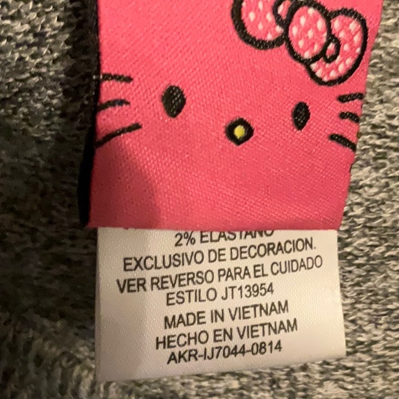 Womens Hello Kitty Sequin Long Sleeve Sweater (Large) - Picture 3 of 5